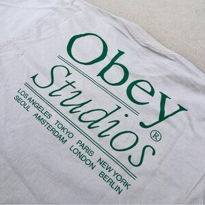 Obey cream colored T-shirt